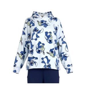 Disney Stitch Primark Plush Hoodie S NWT